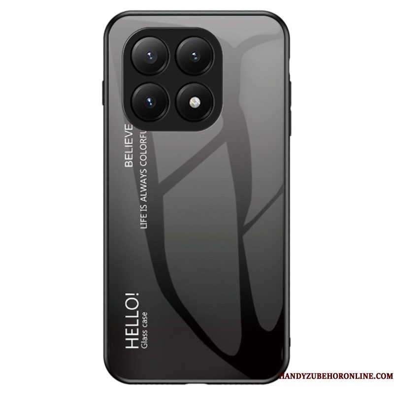Hoesje Xiaomi 15t Pro Gehard Glas Met Hello-effect
