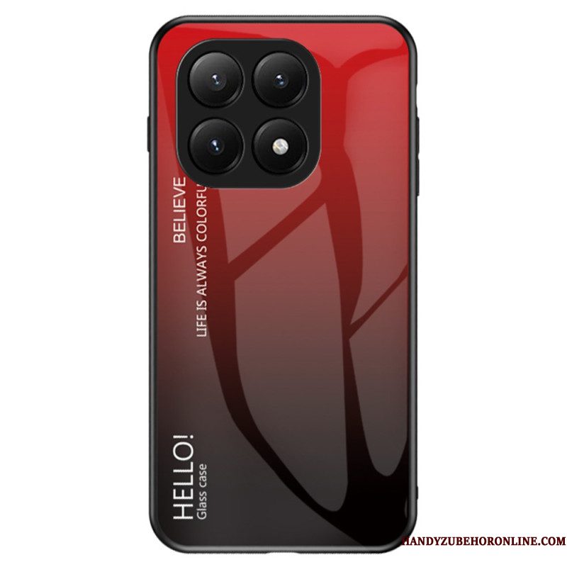 Hoesje Xiaomi 15t Pro Gehard Glas Met Hello-effect
