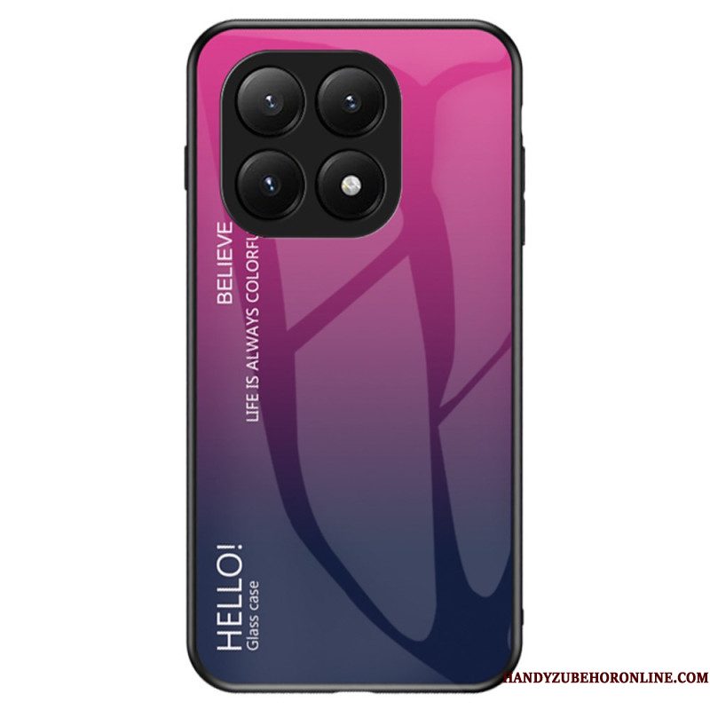 Hoesje Xiaomi 15t Pro Gehard Glas Met Hello-effect