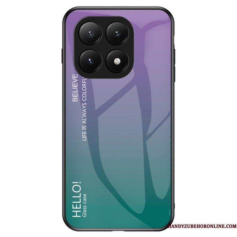 Hoesje Xiaomi 15t Pro Gehard Glas Met Hello-effect