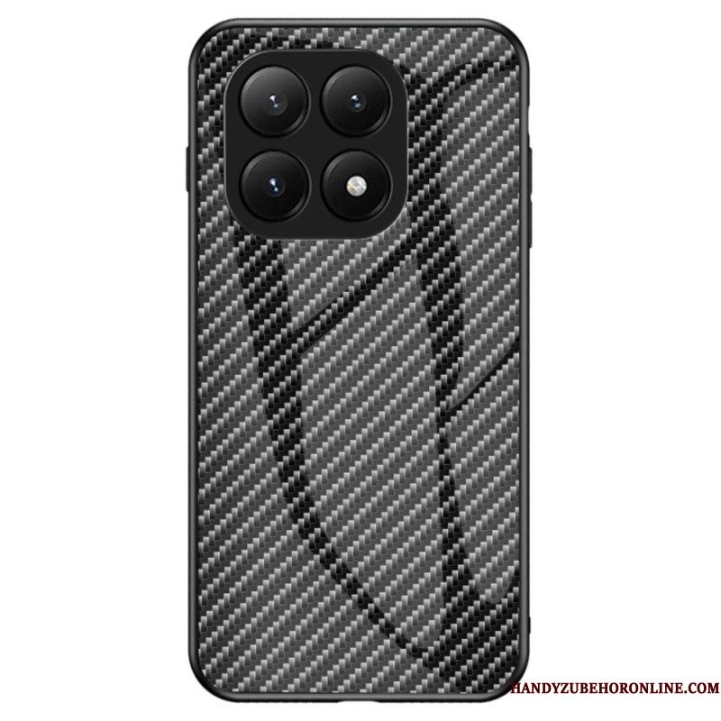 Hoesje Xiaomi 15t Pro Gehard Glas Met Koolstofvezel