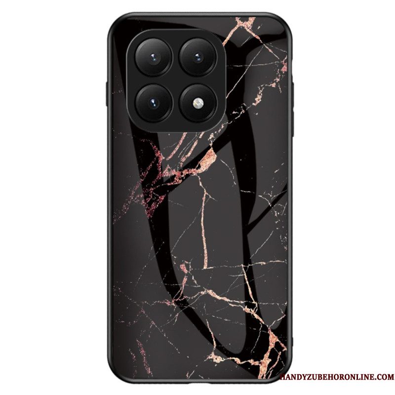 Hoesje Xiaomi 15t Pro Gehard Glas Met Marmerlook Bescherming Hoesje
