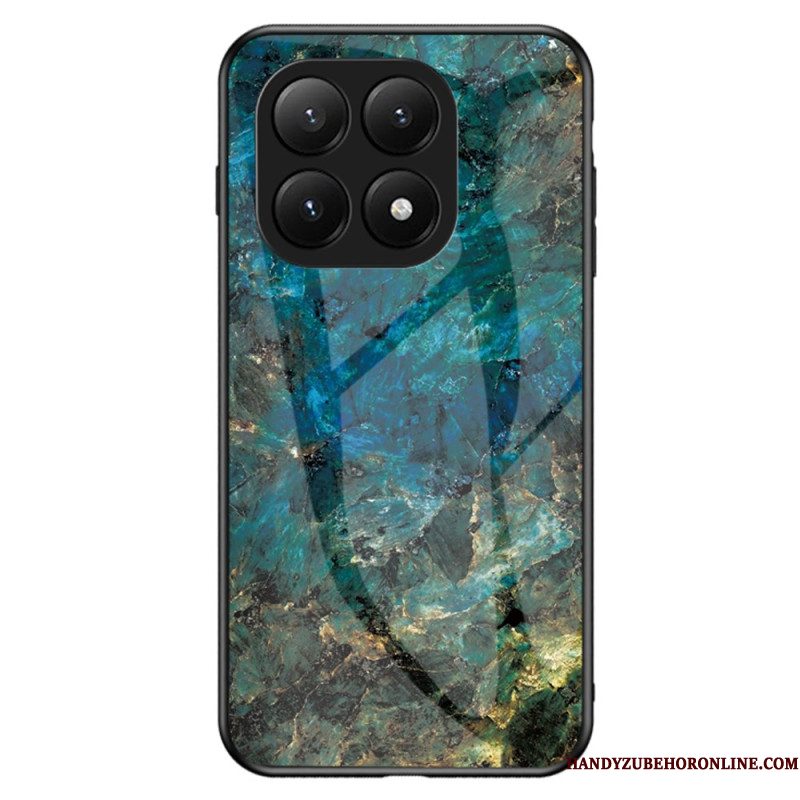 Hoesje Xiaomi 15t Pro Gehard Glas Met Marmerlook Bescherming Hoesje