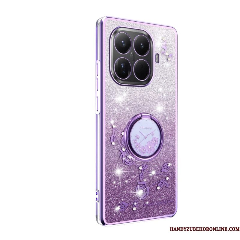 Hoesje Xiaomi 15t Pro Ringhouder Met Strass-steentjes Kadem