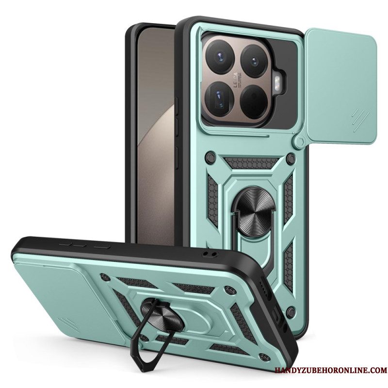 Hoesje Xiaomi 15t Pro Schuifbare Cameracover En Standaard