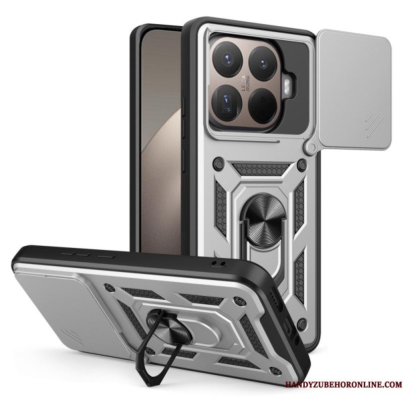 Hoesje Xiaomi 15t Pro Schuifbare Cameracover En Standaard