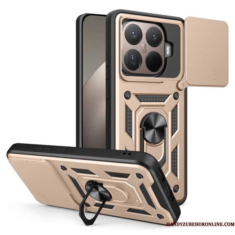 Hoesje Xiaomi 15t Pro Schuifbare Cameracover En Standaard