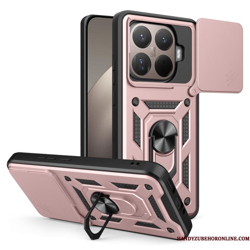 Hoesje Xiaomi 15t Pro Schuifbare Cameracover En Standaard