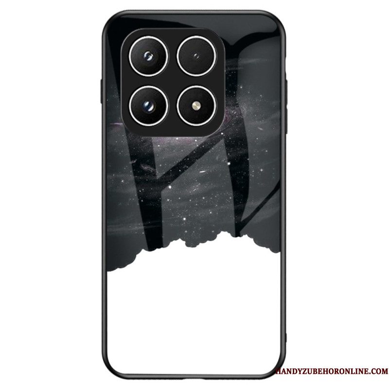 Hoesje Xiaomi 17 Gehard Glas Met Sterrenhemelmotief