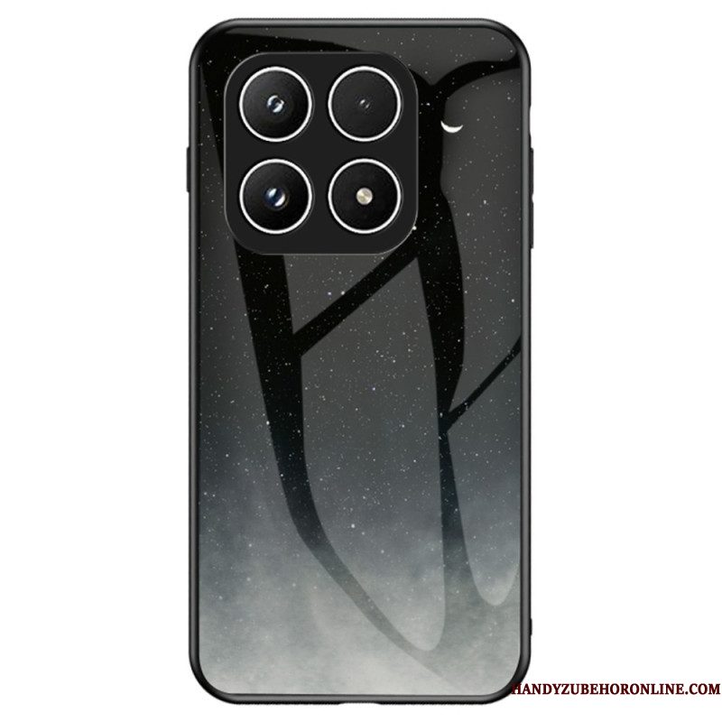 Hoesje Xiaomi 17 Gehard Glas Met Sterrenhemelmotief