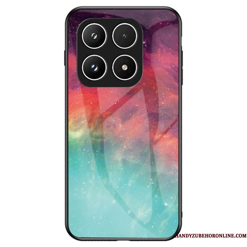 Hoesje Xiaomi 17 Gehard Glas Met Sterrenhemelmotief