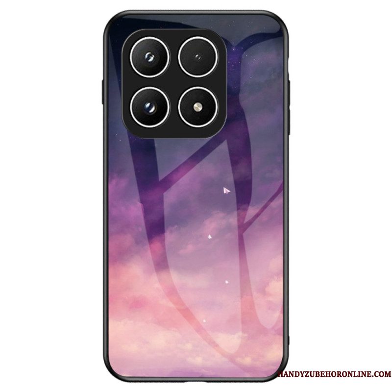 Hoesje Xiaomi 17 Gehard Glas Met Sterrenhemelmotief