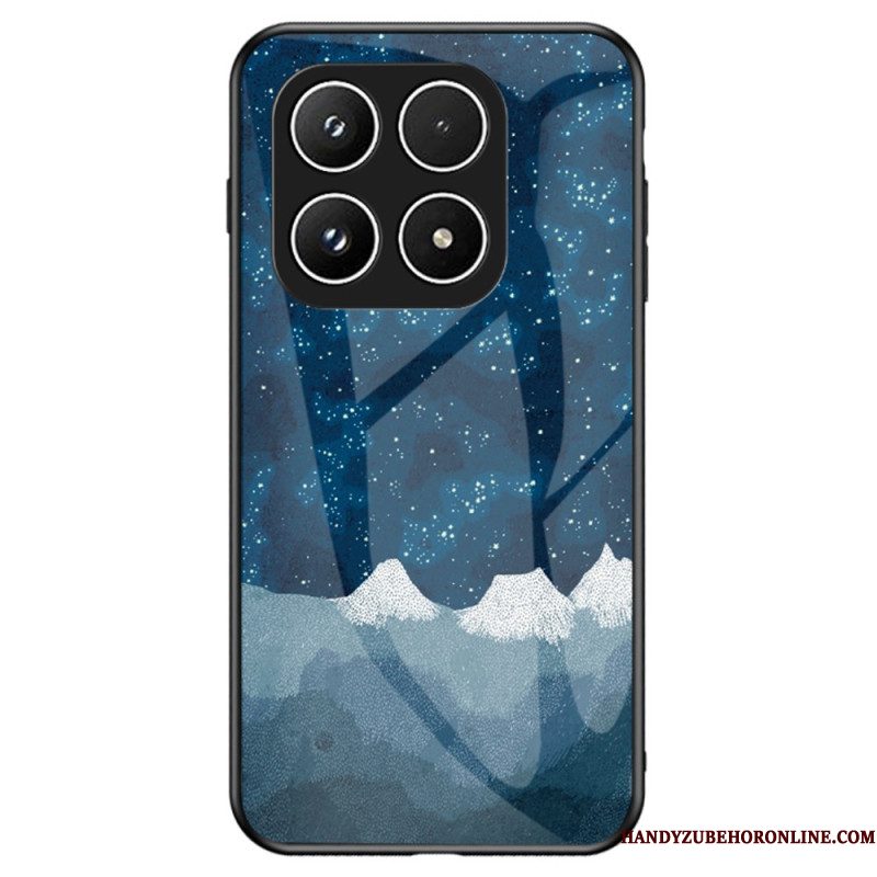 Hoesje Xiaomi 17 Gehard Glas Met Sterrenhemelmotief