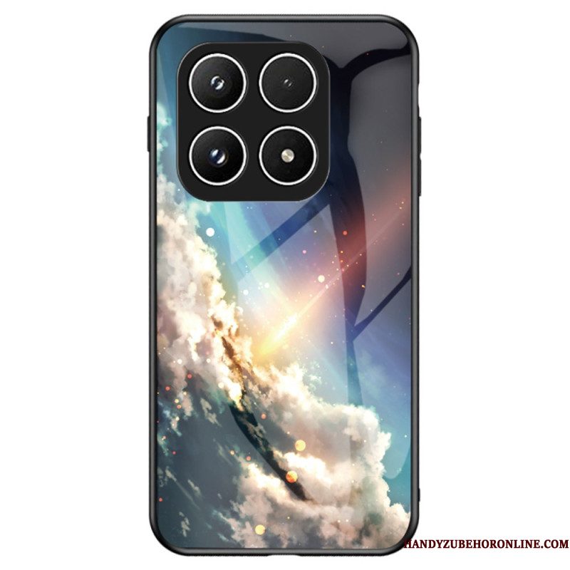 Hoesje Xiaomi 17 Gehard Glas Met Sterrenhemelmotief