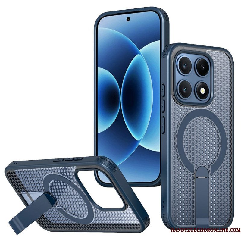 Hoesje Xiaomi 17 Magnetische Rasterstructuur Met Standaard Bescherming Hoesje