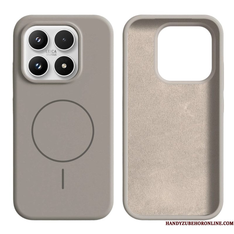 Hoesje Xiaomi 17 Magnetische Vloeibare Siliconen Bescherming Hoesje