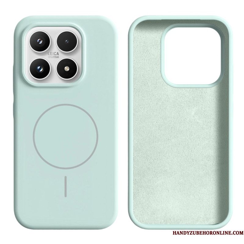 Hoesje Xiaomi 17 Magnetische Vloeibare Siliconen Bescherming Hoesje