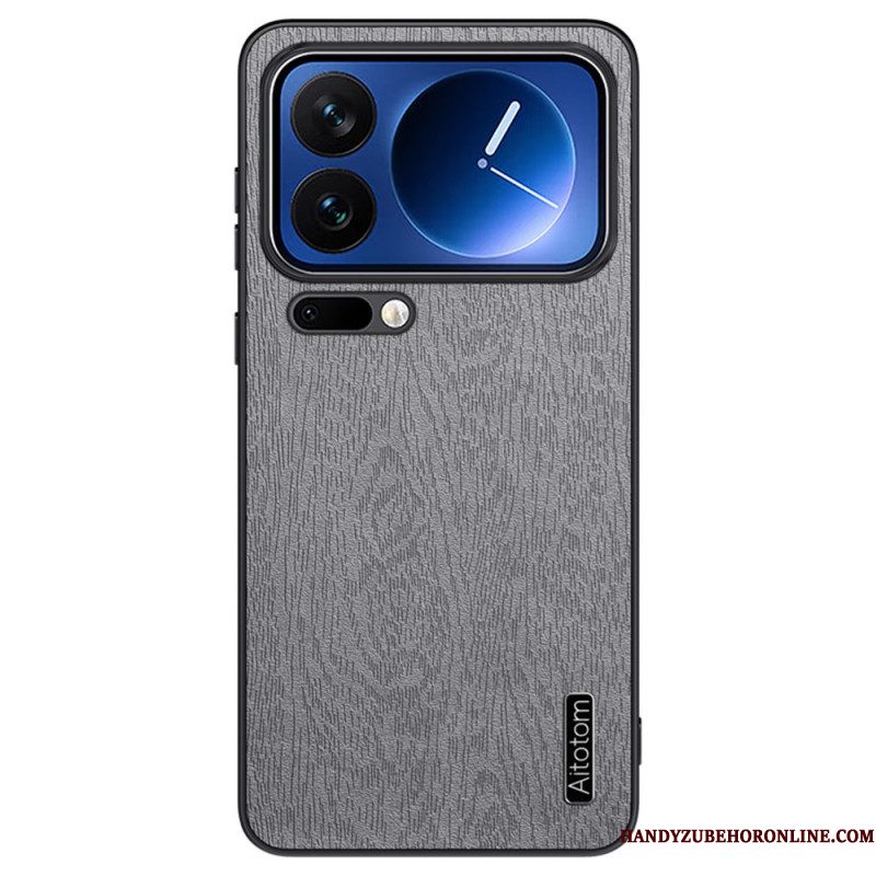 Hoesje Xiaomi 17 Pro Azns Houtnerf Bescherming Hoesje