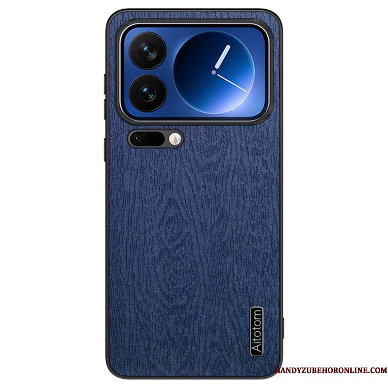Hoesje Xiaomi 17 Pro Azns Houtnerf Bescherming Hoesje