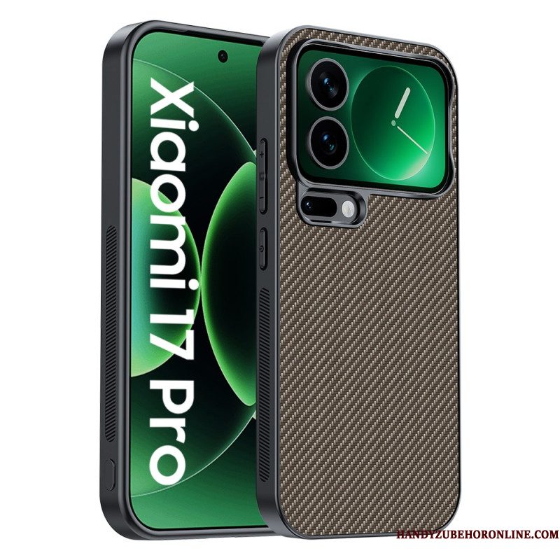 Hoesje Xiaomi 17 Pro Koolstofvezeltextuur