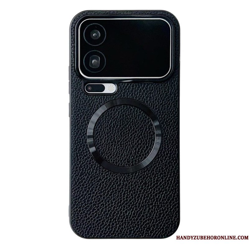 Hoesje Xiaomi 17 Pro Magnetisch Met Lychee-textuur Bescherming Hoesje