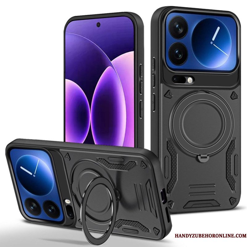 Hoesje Xiaomi 17 Pro Magnetische Sluiting Met Draaibare Standaard