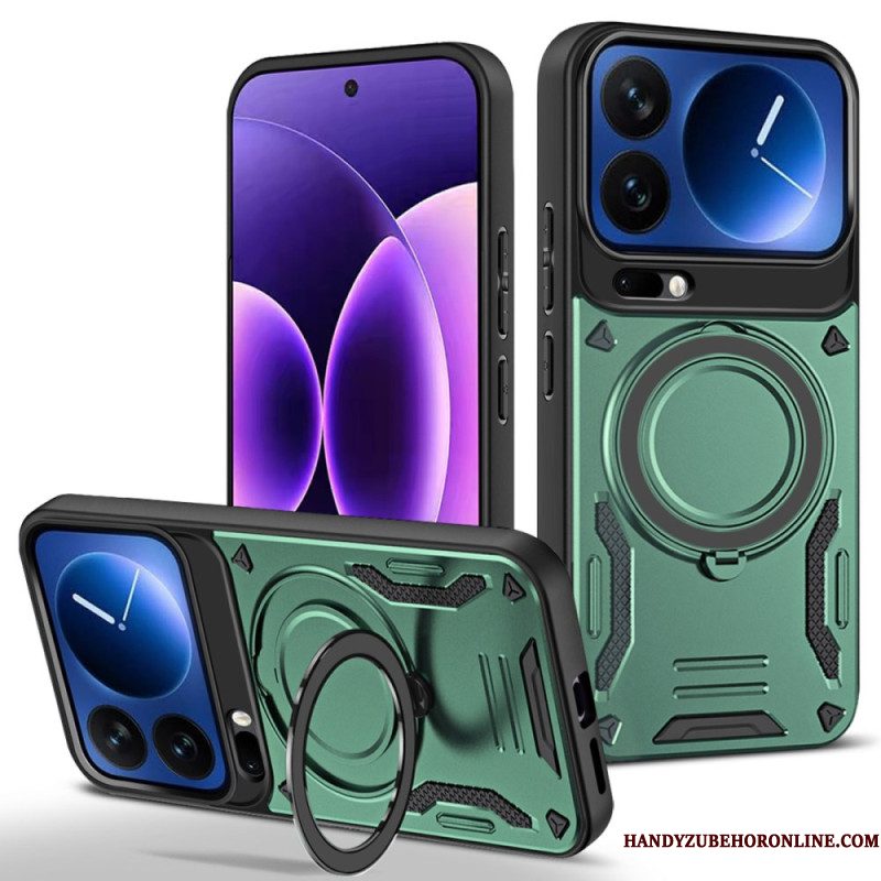 Hoesje Xiaomi 17 Pro Magnetische Sluiting Met Draaibare Standaard