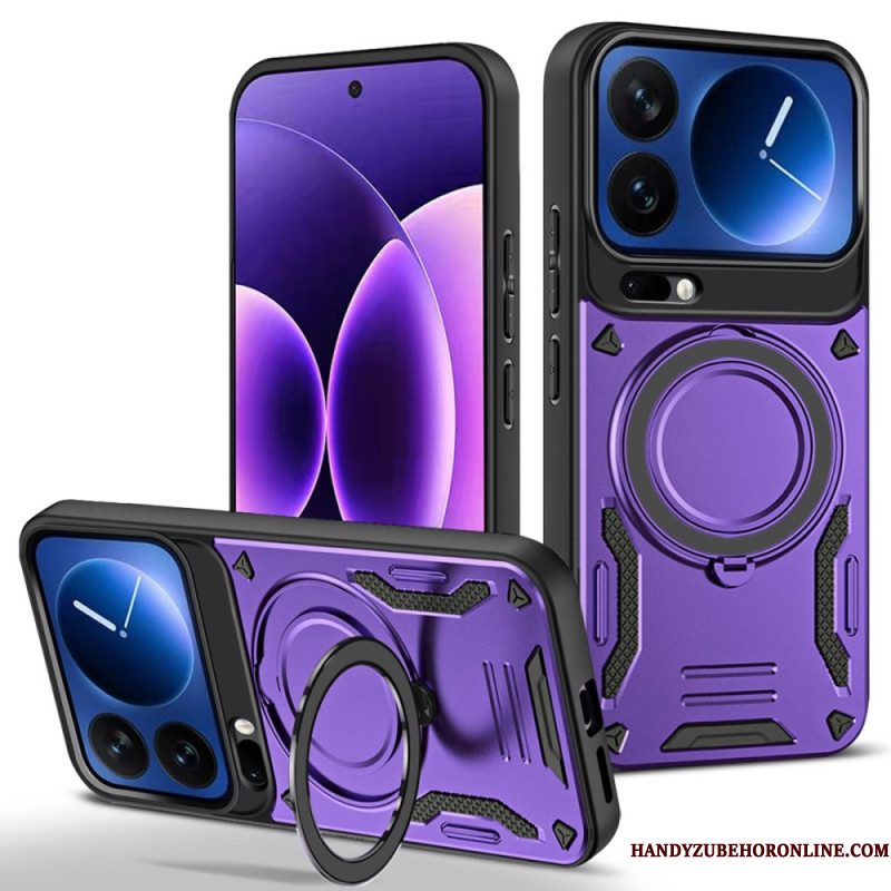 Hoesje Xiaomi 17 Pro Magnetische Sluiting Met Draaibare Standaard