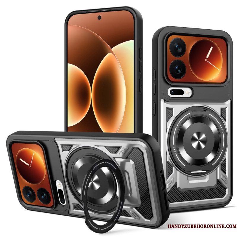 Hoesje Xiaomi 17 Pro Magnetische Sluiting Met Draaibare Standaard