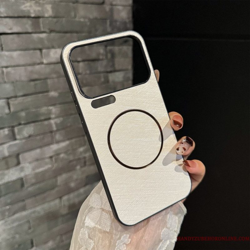 Hoesje Xiaomi 17 Pro Magnetische Zijdetextuur Bescherming Hoesje