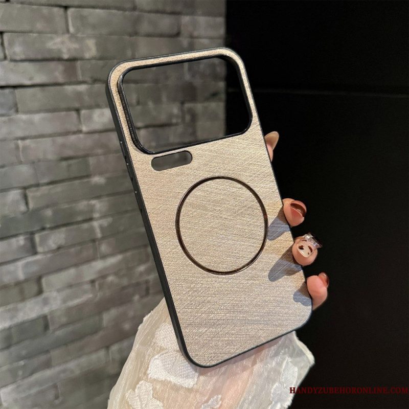 Hoesje Xiaomi 17 Pro Magnetische Zijdetextuur Bescherming Hoesje