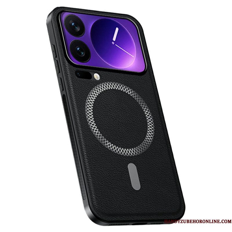 Hoesje Xiaomi 17 Pro Magsafe Leather Effect
