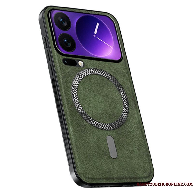 Hoesje Xiaomi 17 Pro Magsafe Leather Effect