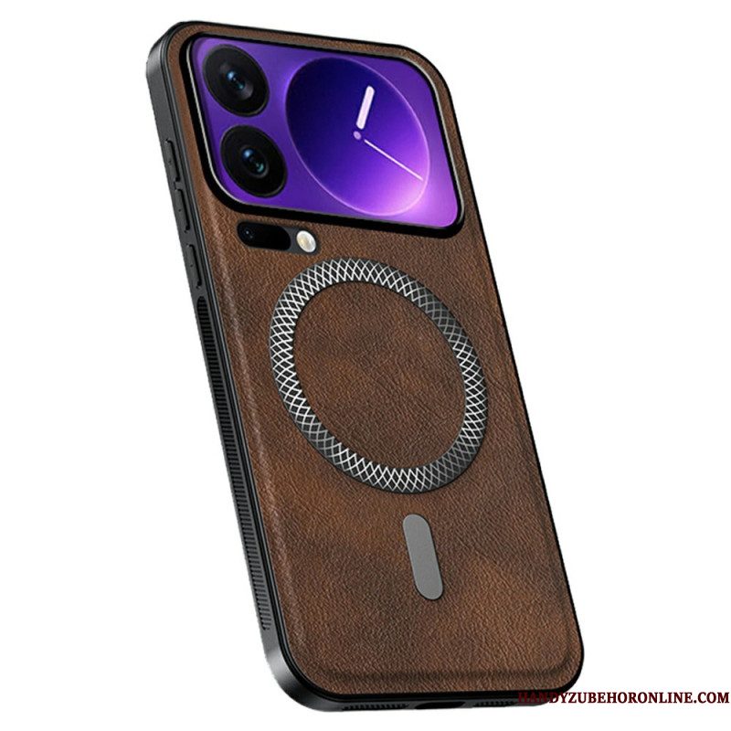 Hoesje Xiaomi 17 Pro Magsafe Leather Effect