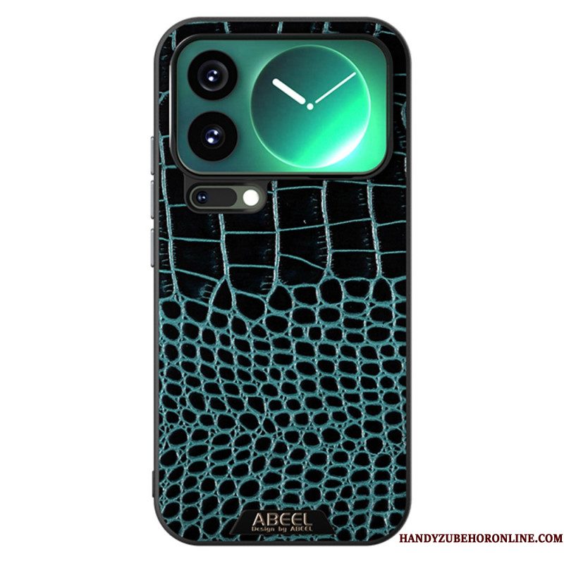 Hoesje Xiaomi 17 Pro Max Abeel Met Krokodillenprint Bescherming Hoesje