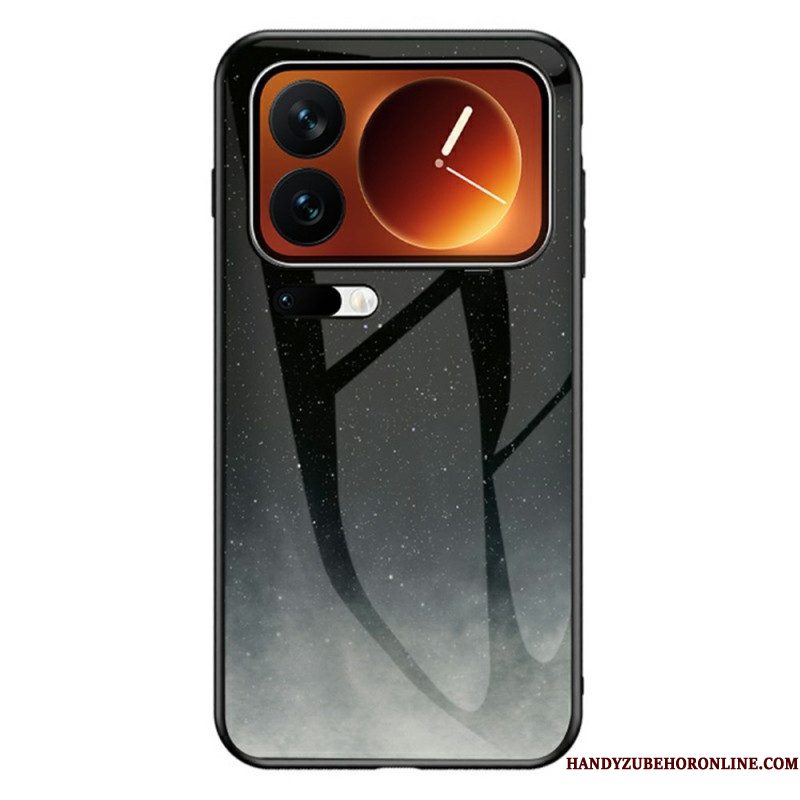 Hoesje Xiaomi 17 Pro Max Gehard Glas In Hemelsblauw