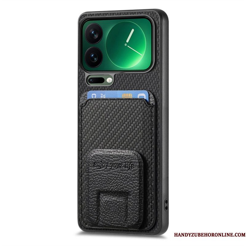 Hoesje Xiaomi 17 Pro Max Kaarthouder En Standaard Bescherming Hoesje