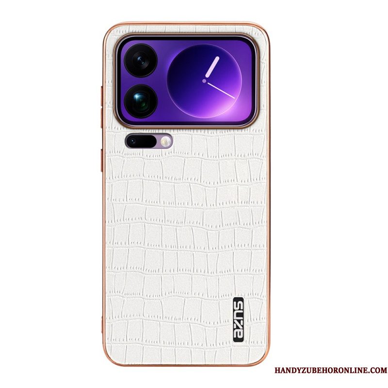 Hoesje Xiaomi 17 Pro Max Krokodil Textuur Azns
