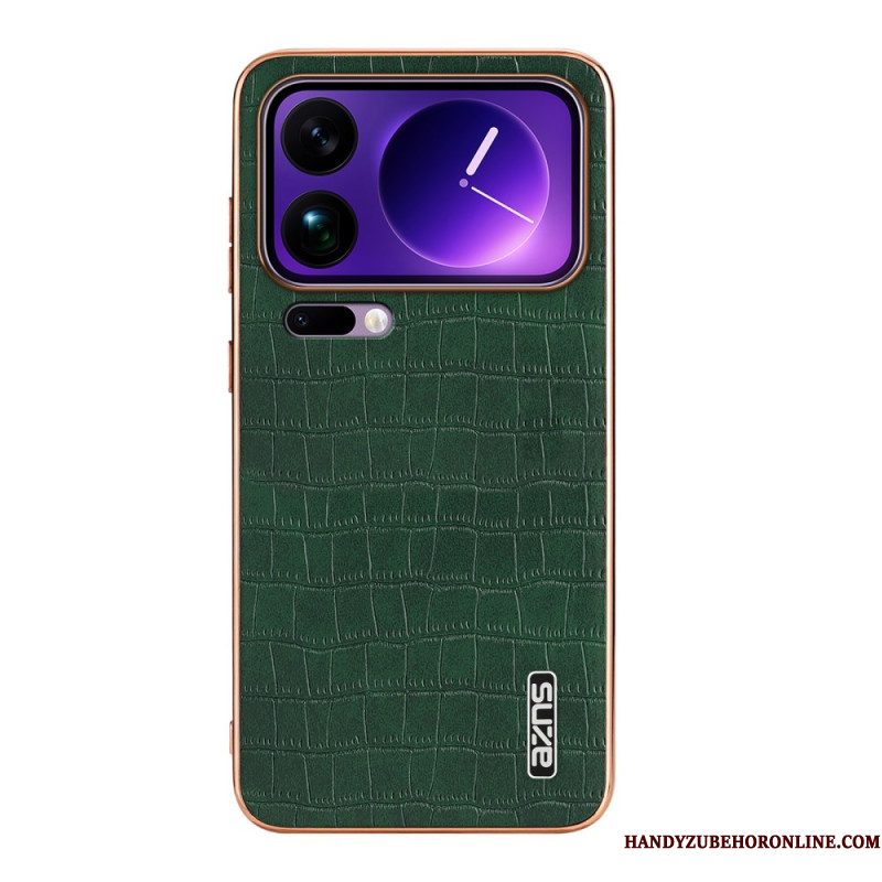 Hoesje Xiaomi 17 Pro Max Krokodil Textuur Azns