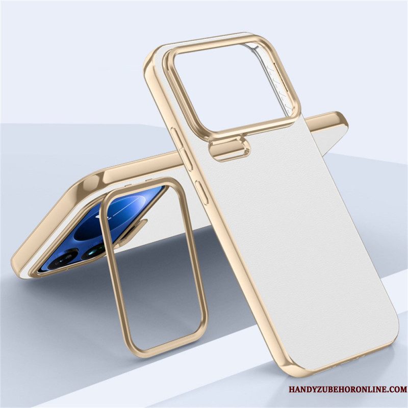 Hoesje Xiaomi 17 Pro Max Metalen Frame En Geïntegreerde Standaard