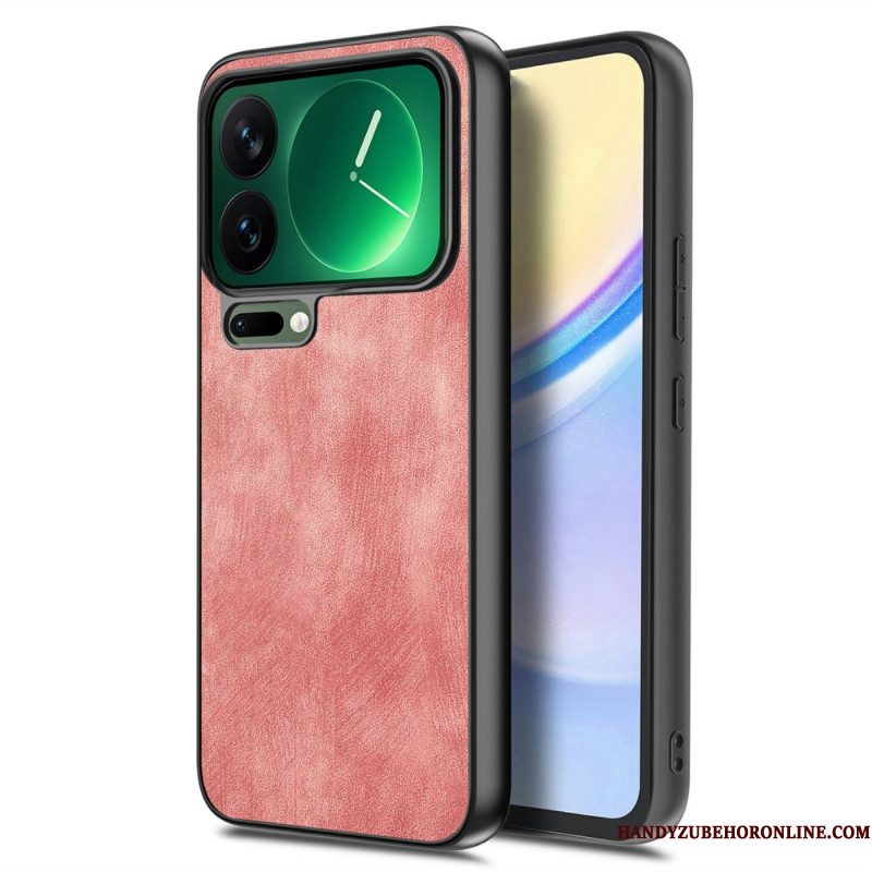 Hoesje Xiaomi 17 Pro Max Schokbestendig Slank Model Met Lederlook