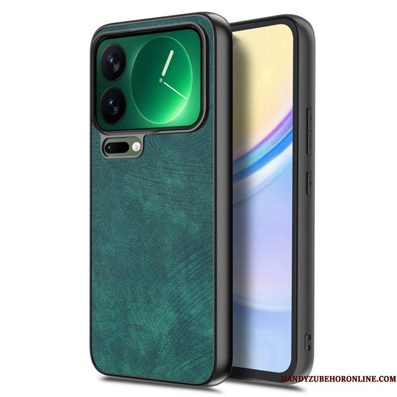 Hoesje Xiaomi 17 Pro Max Schokbestendig Slank Model Met Lederlook