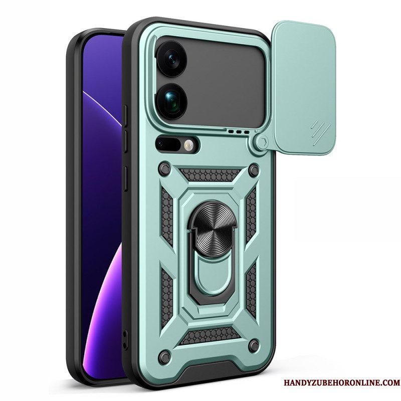 Hoesje Xiaomi 17 Pro Max Schuifbare Cameracover Standaard