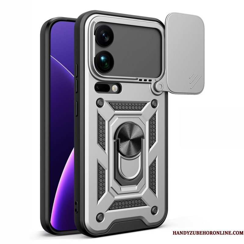 Hoesje Xiaomi 17 Pro Max Schuifbare Cameracover Standaard
