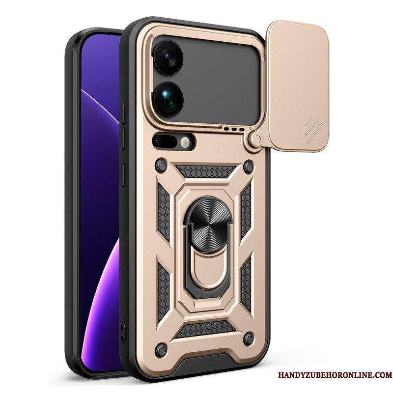 Hoesje Xiaomi 17 Pro Max Schuifbare Cameracover Standaard