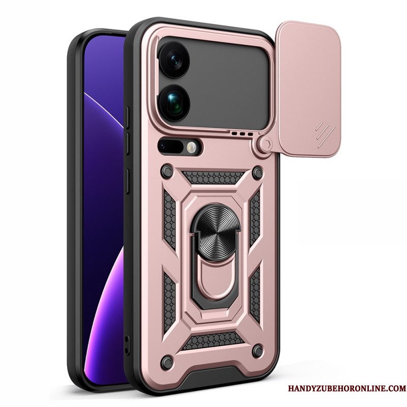 Hoesje Xiaomi 17 Pro Max Schuifbare Cameracover Standaard