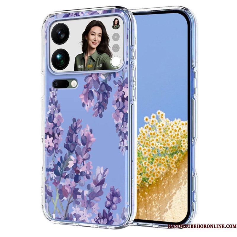 Hoesje Xiaomi 17 Pro Max Vlinders En Bloemen Bescherming Hoesje