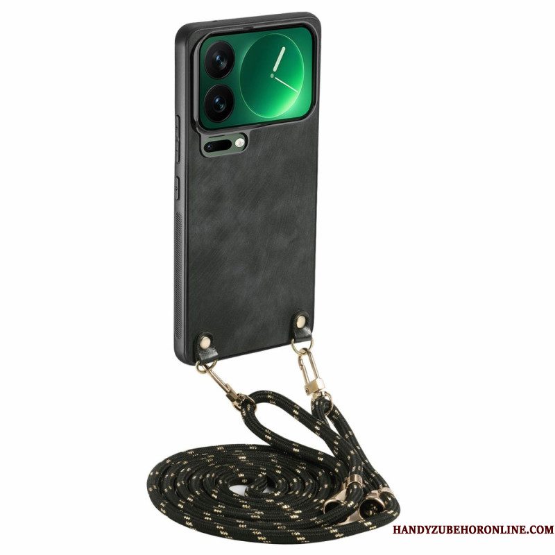 Hoesje Xiaomi 17 Pro Retro Kunstleer