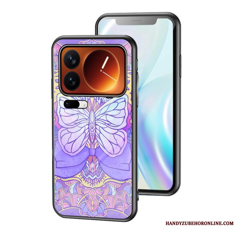 Hoesje Xiaomi 17 Pro Vlinder Van Gehard Glas
