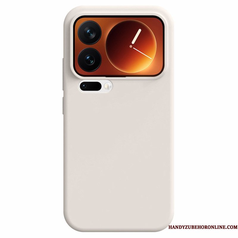 Hoesje Xiaomi 17 Pro Vloeibare Siliconen En Versterkte Bescherming